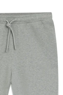 Jogginghose aus Stretch-Baumwolle mit Logo-Detail
