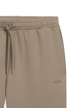 Jogginghose aus Stretch-Baumwolle mit Logo-Detail