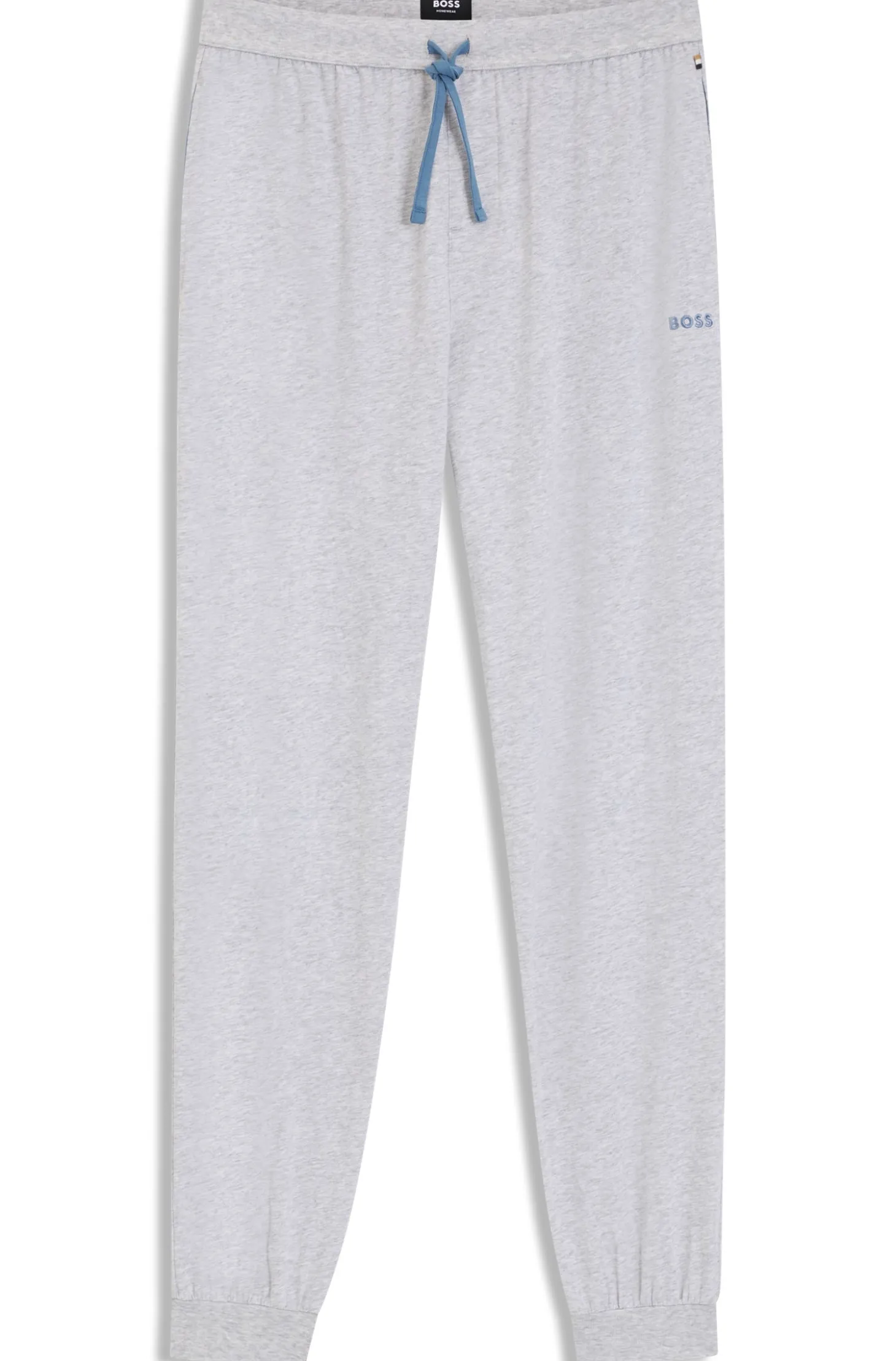 Jogginghose aus Stretch-Baumwolle mit Logo-Stickerei