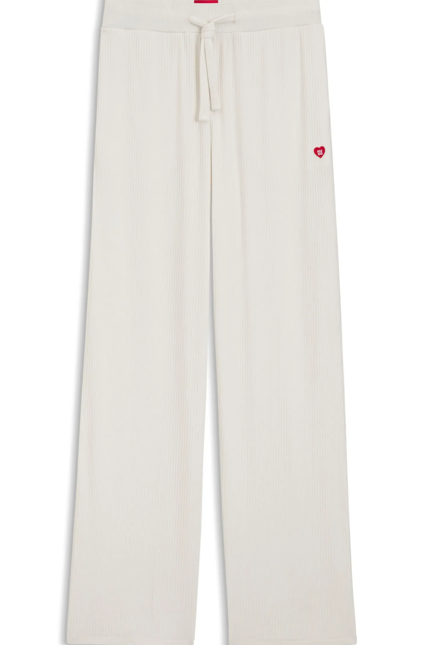 Jogginghose aus Stretch-Modal mit Herz-Logo