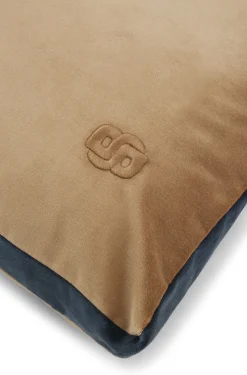 Kissenhülle aus Samt mit Double-B-Monogramm