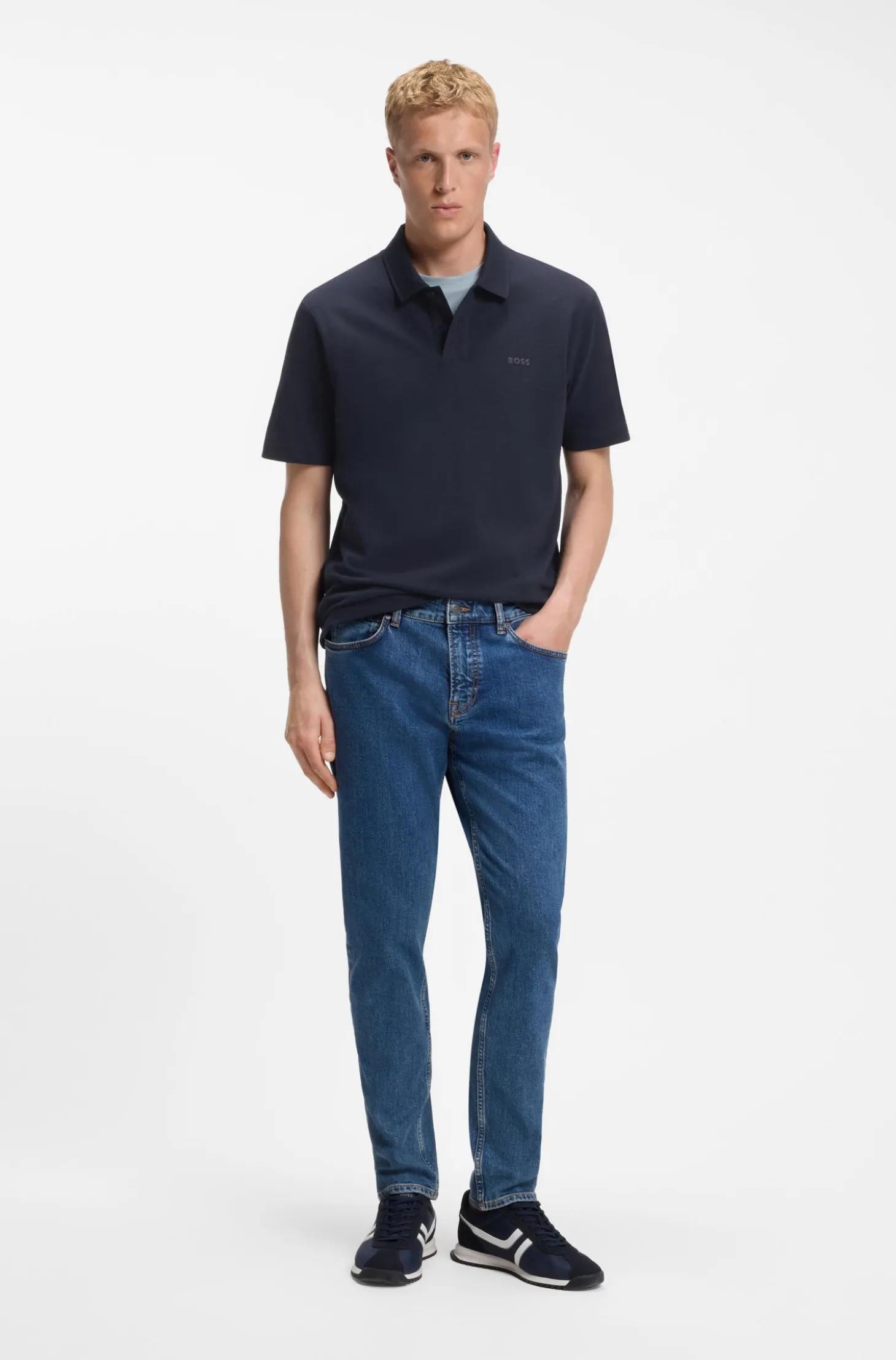 Klassisches Poloshirt aus Baumwolle mit Logo