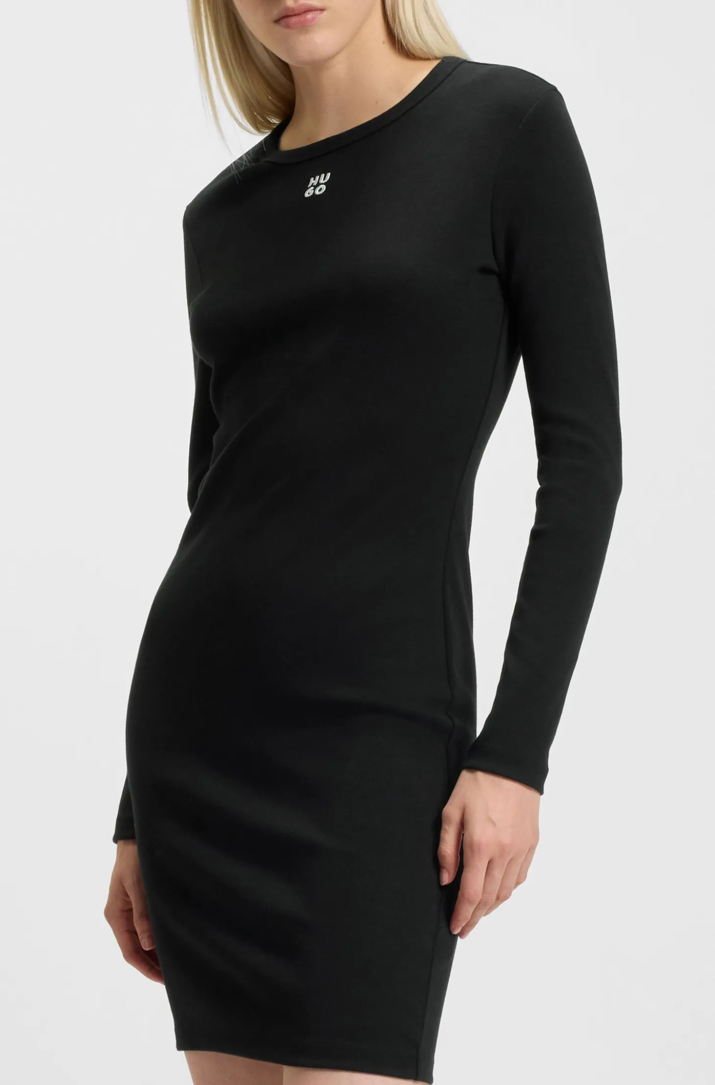 Kleid aus Stretch-Jersey mit Stack-Logo