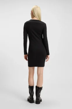 Kleid aus Stretch-Jersey mit Stack-Logo