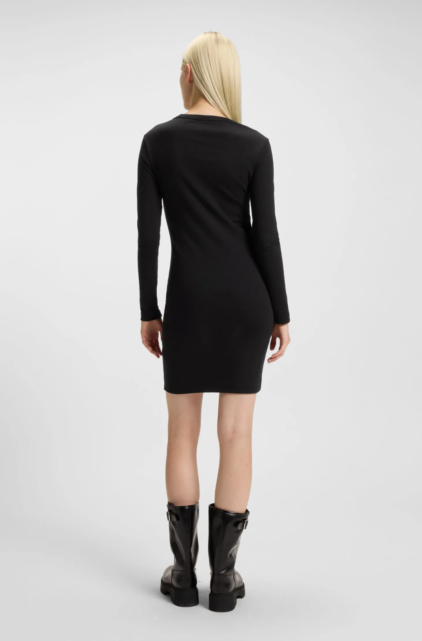 Kleid aus Stretch-Jersey mit Stack-Logo