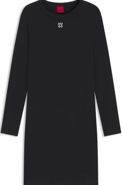 Kleid aus Stretch-Jersey mit Stack-Logo