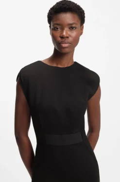 Kleid aus Stretch-Jersey mit Taillen-Detail
