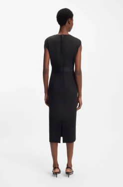 Kleid aus Stretch-Jersey mit Taillen-Detail