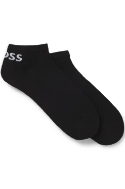 Knöchellange Socken aus Stretch-Gewebe im Zweierpack