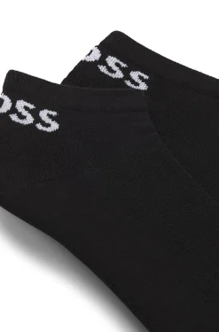 Knöchellange Socken aus Stretch-Gewebe im Zweierpack
