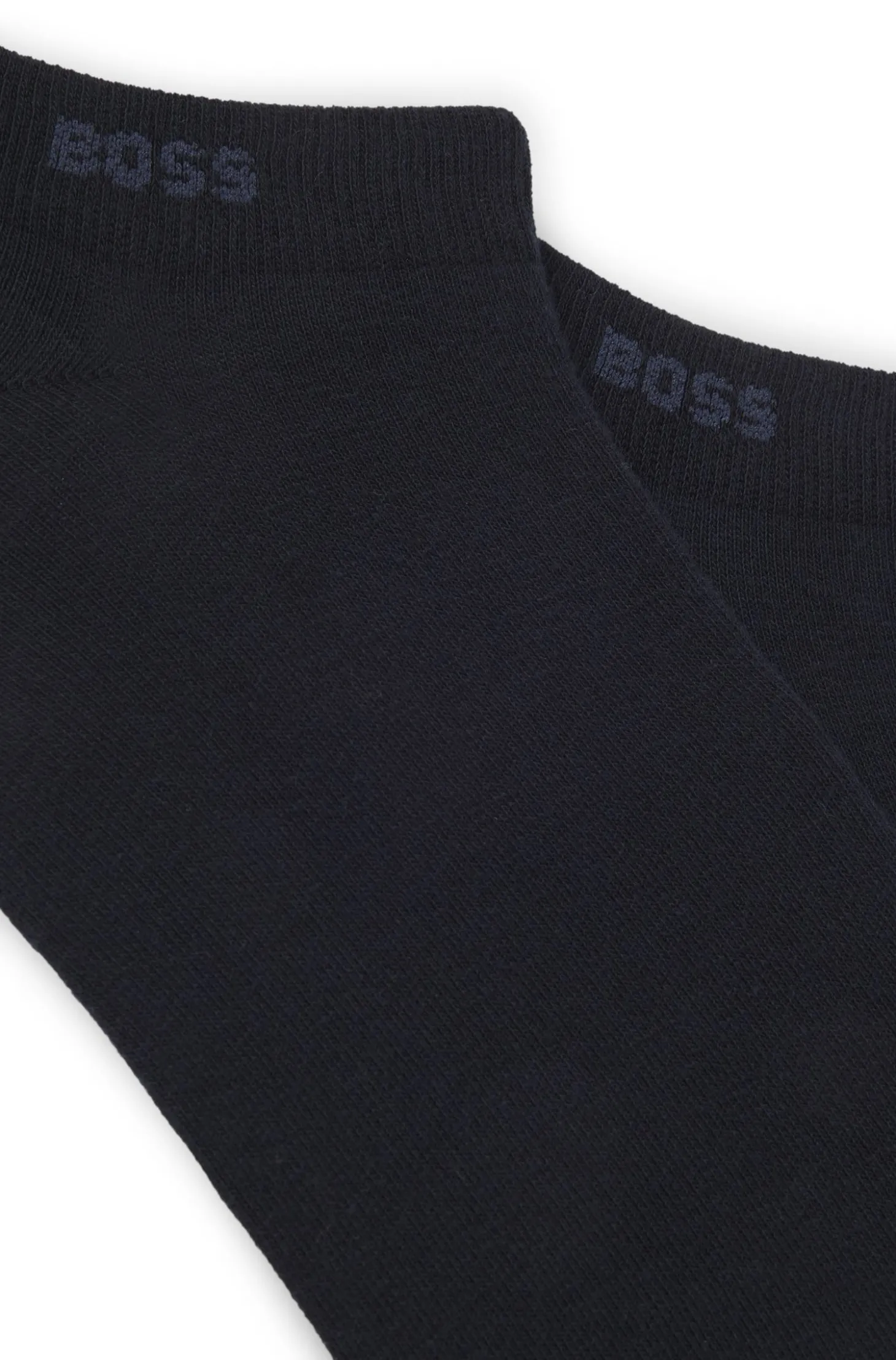 Knöchellange Socken aus Stretch-Gewebe im Zweierpack