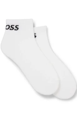 Knöchellange Socken aus Stretch-Gewebe im Zweierpack