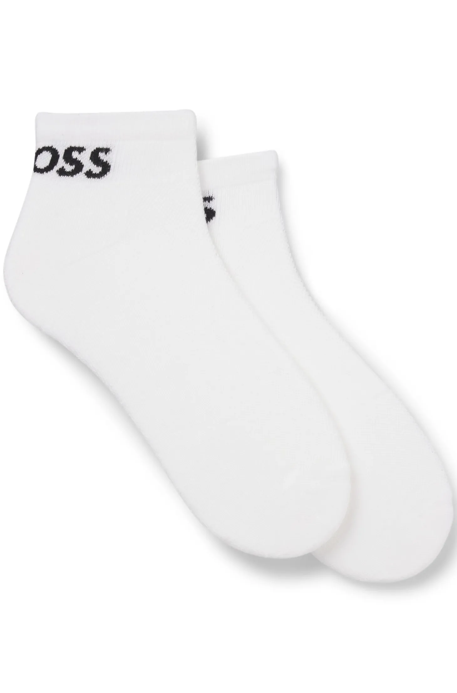 Knöchellange Socken aus Stretch-Gewebe im Zweierpack