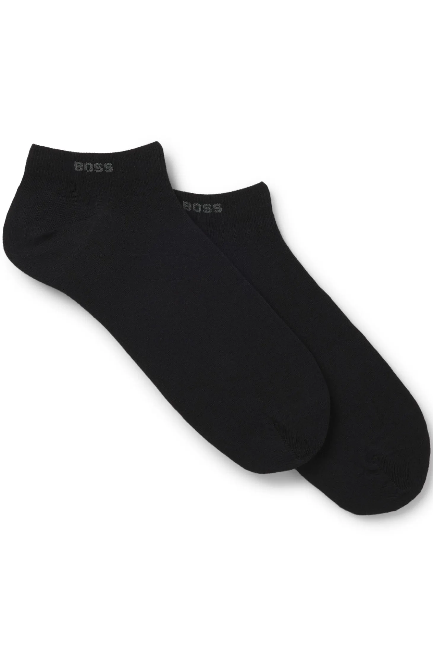 Knöchellange Socken aus Stretch-Gewebe im Zweierpack