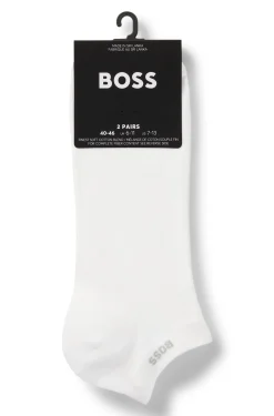 Knöchellange Socken aus Stretch-Gewebe im Zweierpack