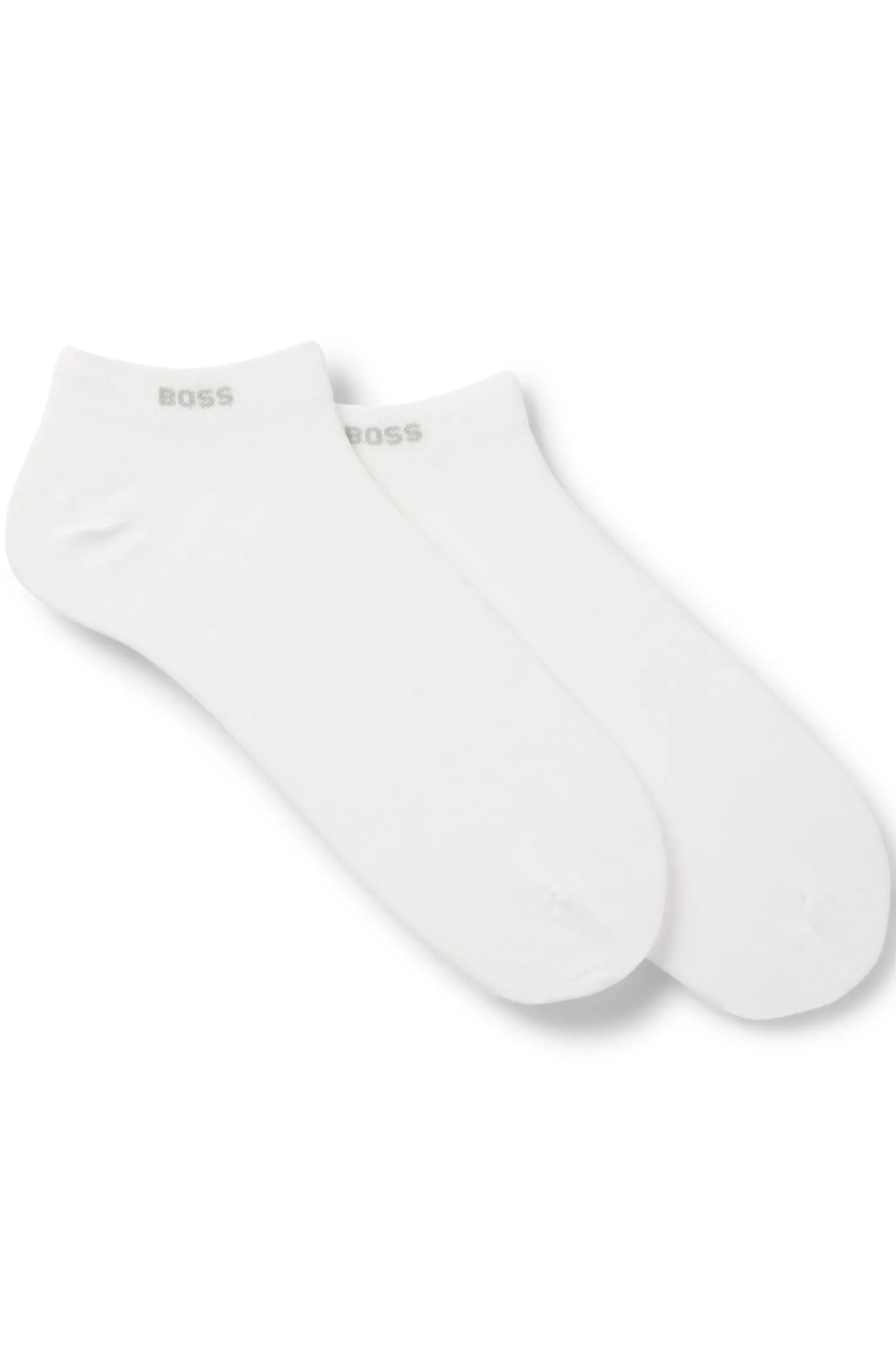 Knöchellange Socken aus Stretch-Gewebe im Zweierpack