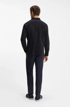 Knitterfreies Hemd aus Baumwoll-Jersey mit natürlichem Stretch