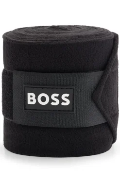 Kompressionsbandagen mit kontrastfarbenem Branding und Riptape-Verschluss