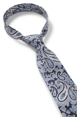 Krawatte aus reiner Seide mit Paisley-Print