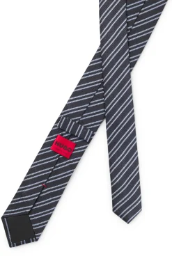 Krawatte aus Seide mit diagonalen Streifen