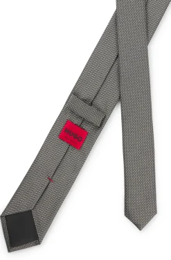 Krawatte aus Seide mit Jacquard-Webstruktur