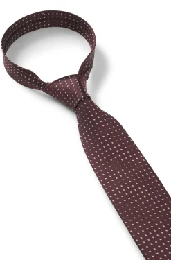Krawatte aus Seiden-Jacquard mit feinem Muster