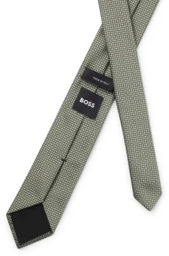 Krawatte aus Seiden-Mix mit Jacquard-Muster