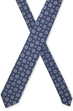 Krawatte aus Seiden-Mix mit Jacquard-Muster