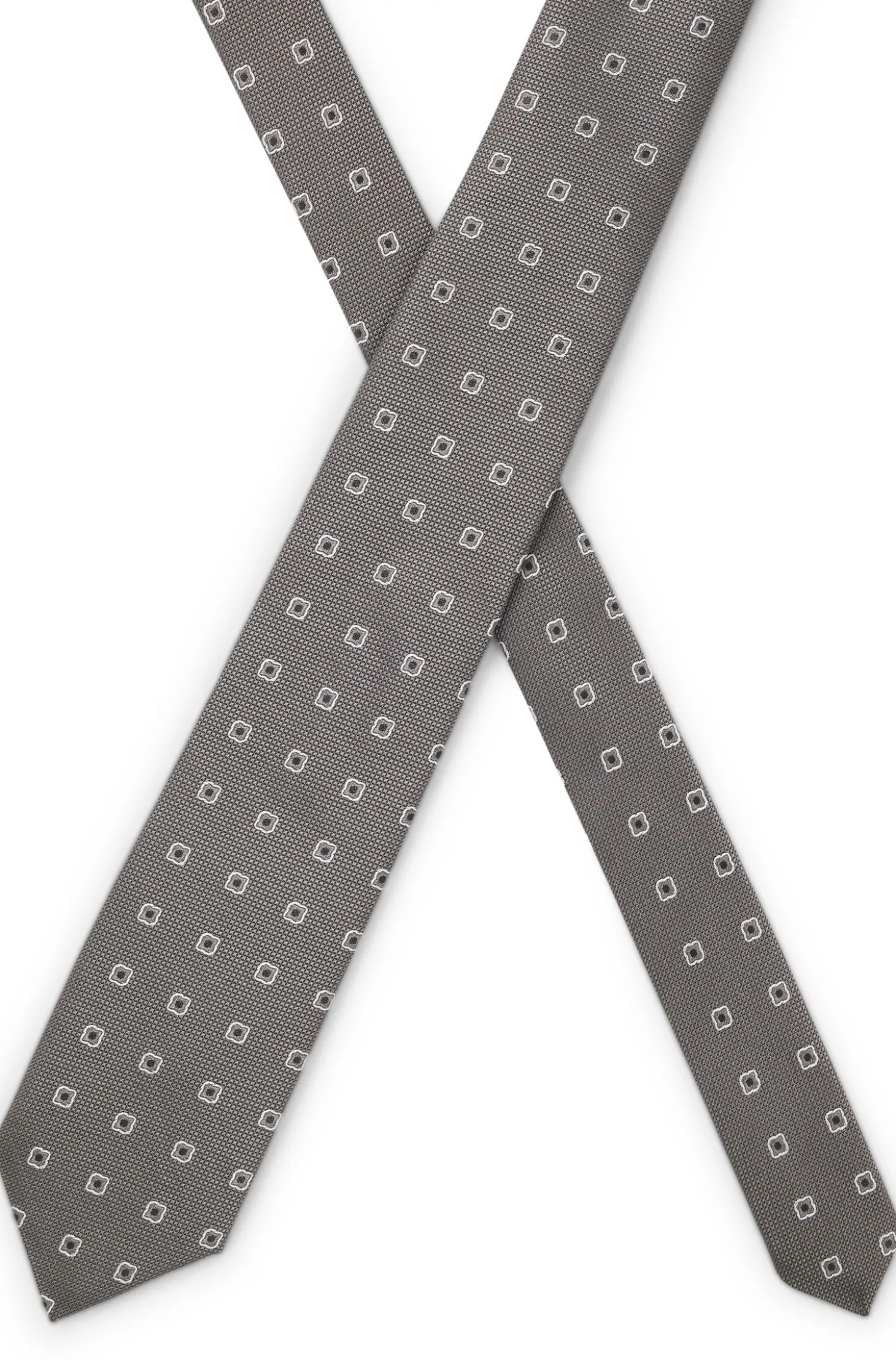 Krawatte aus Seiden-Mix mit Jacquard-Muster