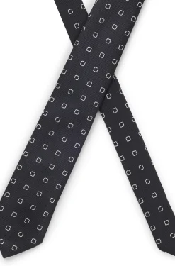 Krawatte aus Seiden-Mix mit Jacquard-Muster