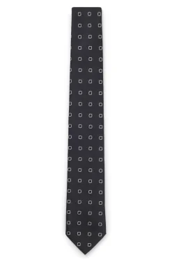 Krawatte aus Seiden-Mix mit Jacquard-Muster