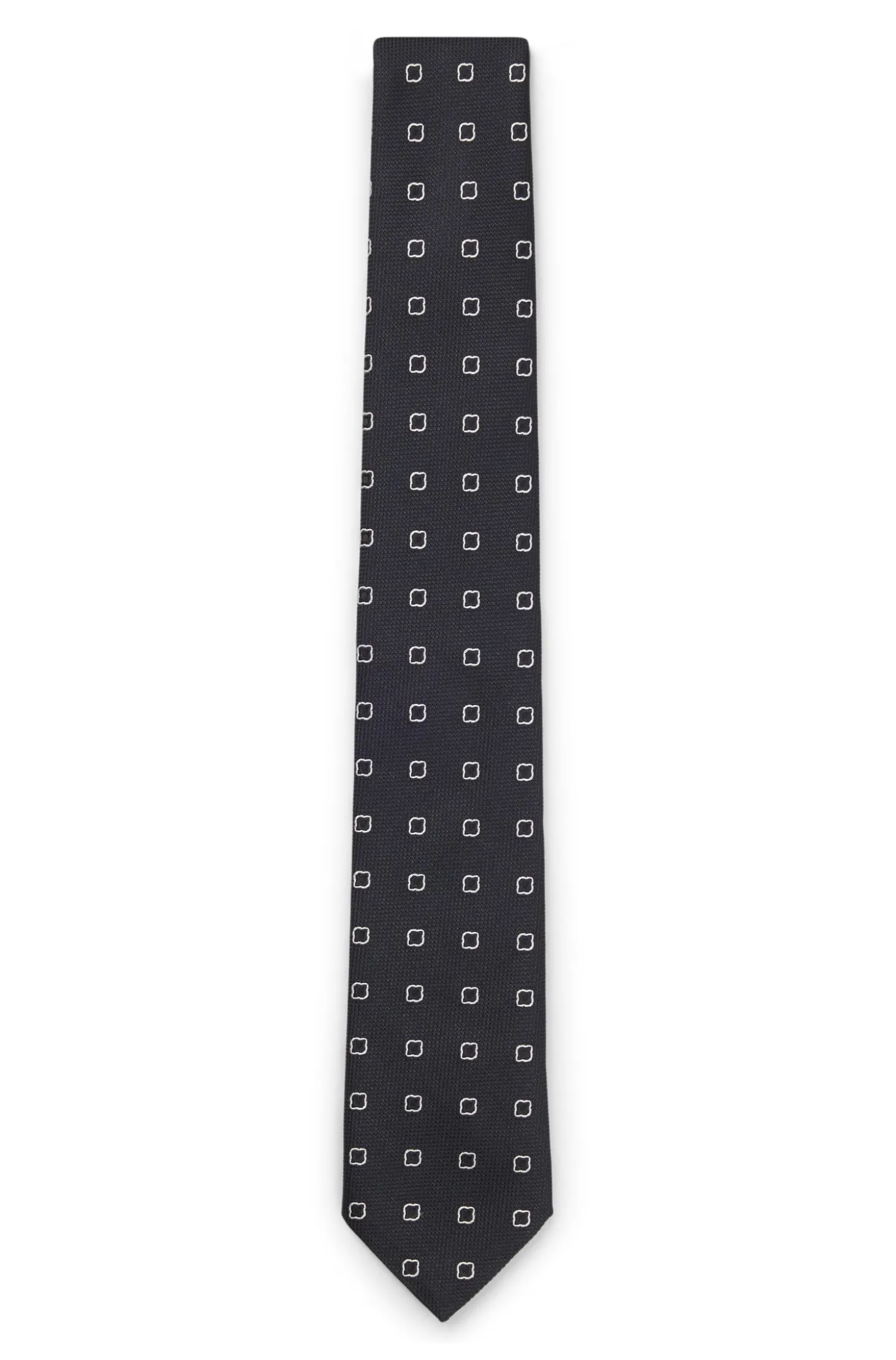 Krawatte aus Seiden-Mix mit Jacquard-Muster
