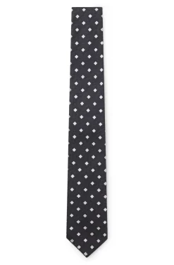 Krawatte aus Seiden-Mix mit Jacquard-Muster