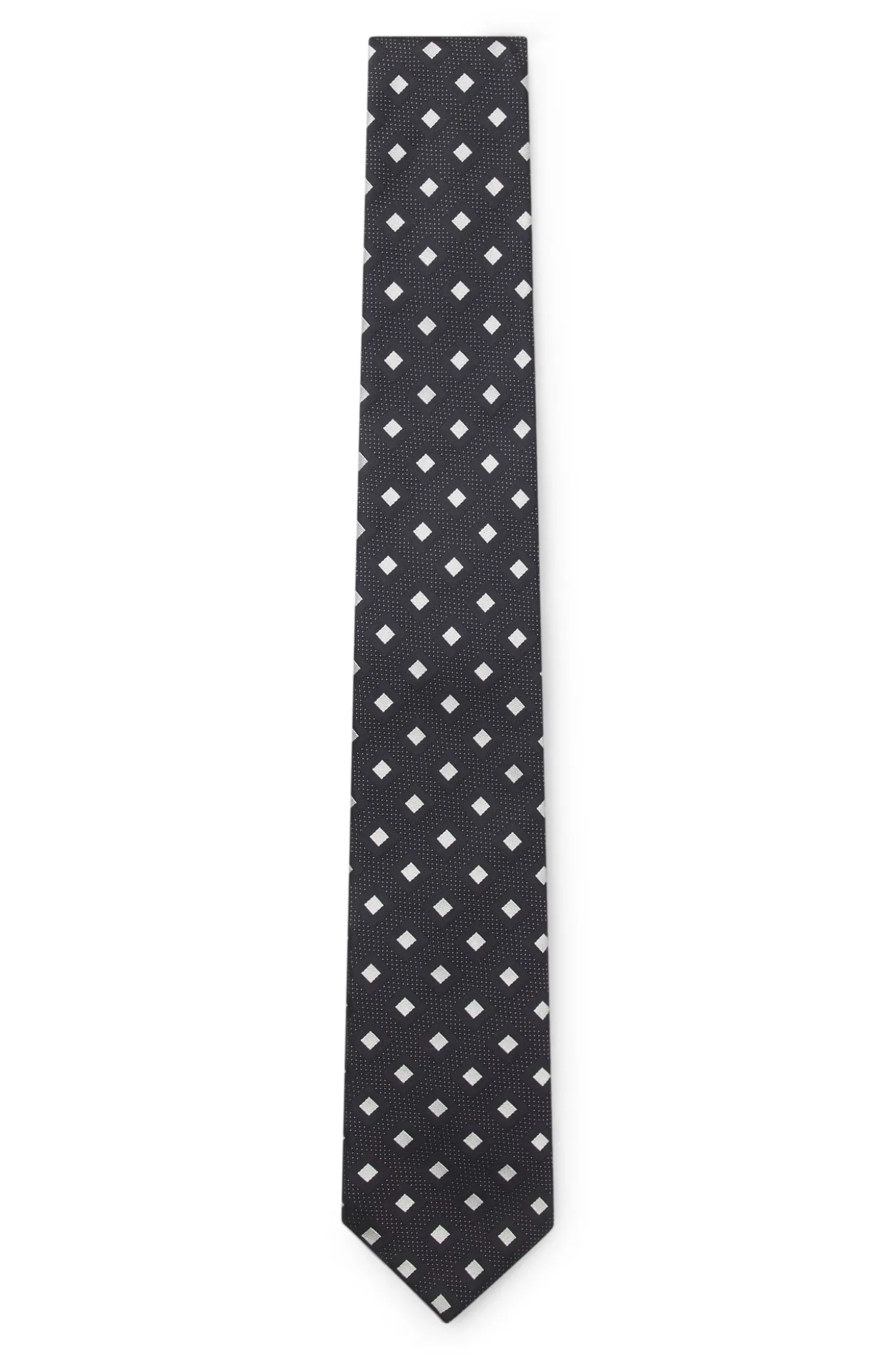 Krawatte aus Seiden-Mix mit Jacquard-Muster
