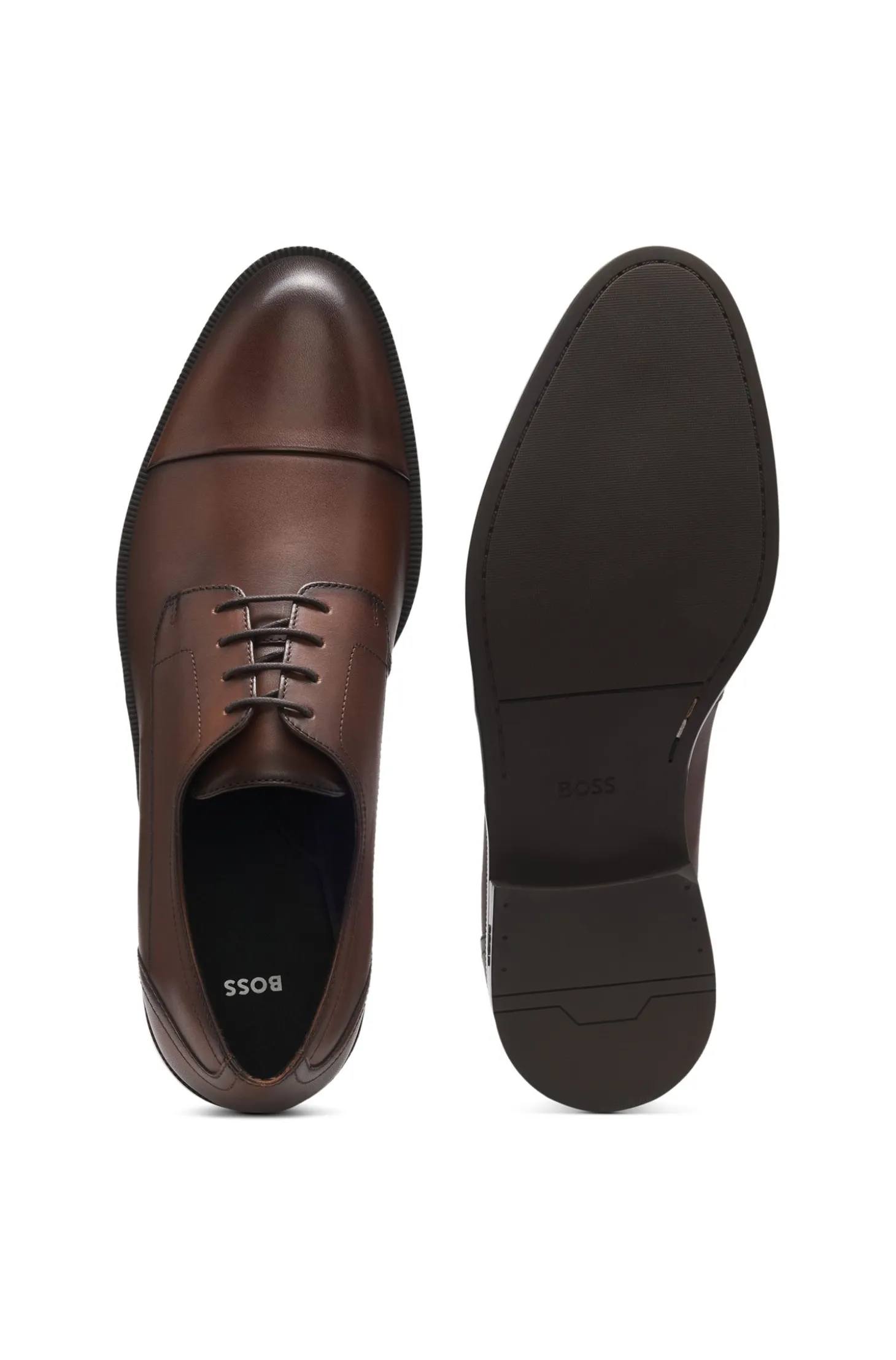 Leder-Derbys mit Zehenkappe