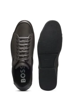 Ledersneakers mit geruchsneutralisierendem Innenfutter