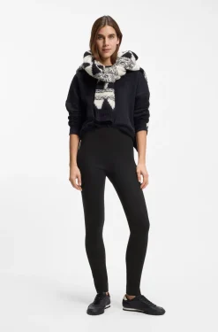 Leggings aus Punto-Milano-Jersey mit Naht-Detail