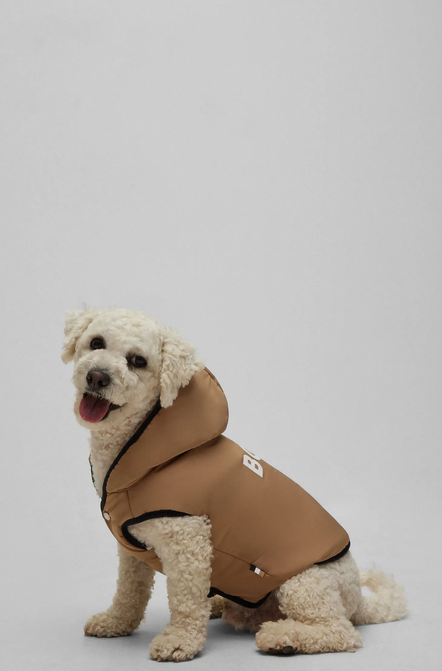 Leichte Hundejacke mit Logo-Details