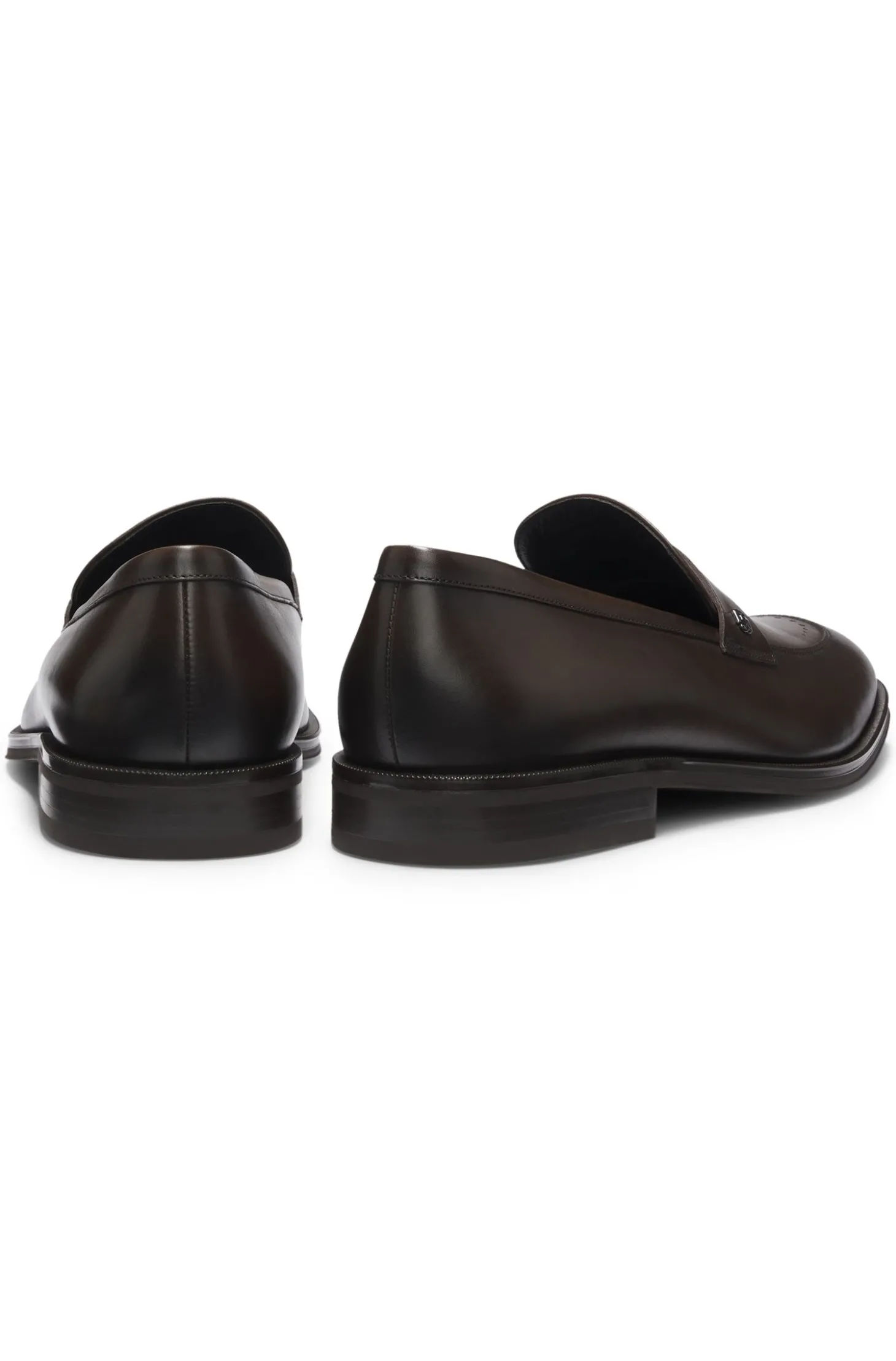 Loafer aus Leder mit Double-B-Monogramm