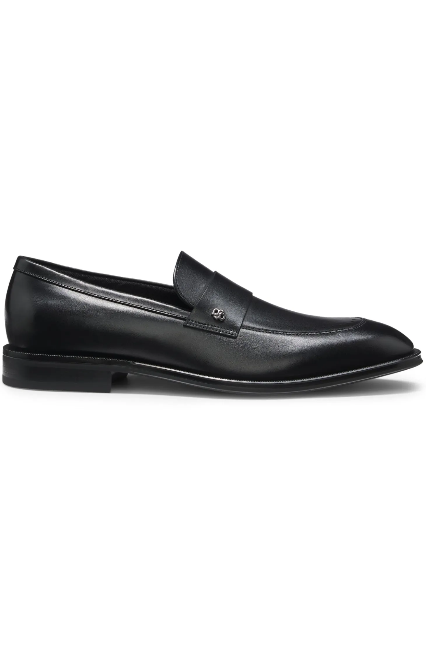 Loafer aus Leder mit Double-B-Monogramm