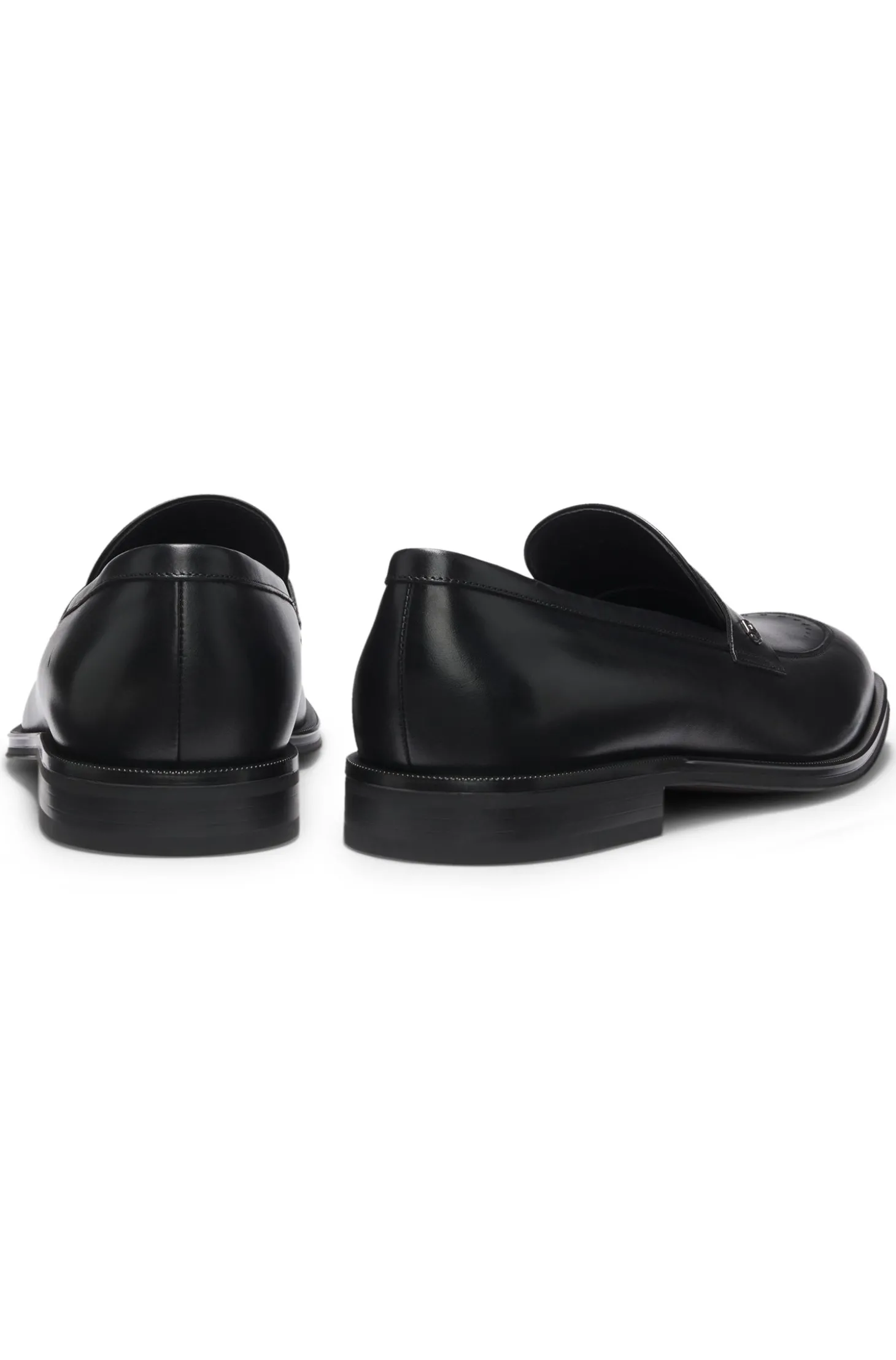 Loafer aus Leder mit Double-B-Monogramm