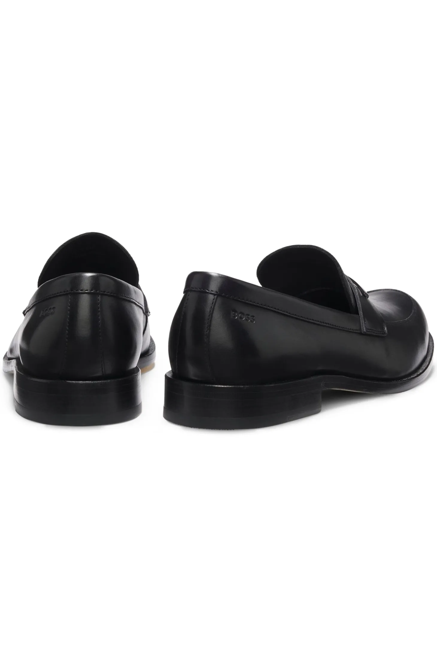 Loafer aus Leder mit Logo-Detail aus Metall