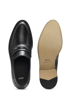 Loafer aus Leder mit Logo-Detail aus Metall