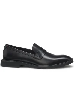 Loafer aus Leder mit Pennyloafer-Besatz