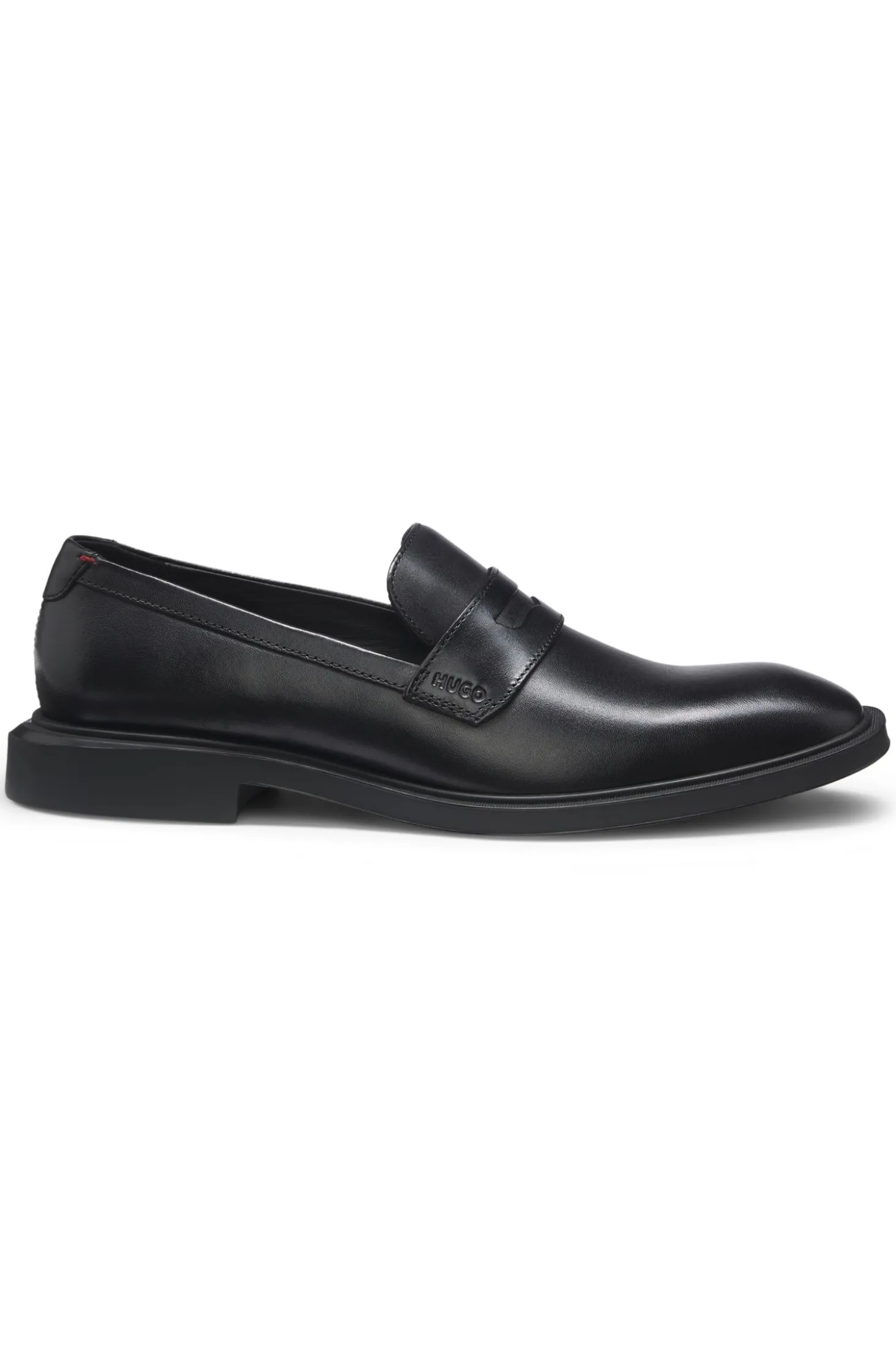 Loafer aus Leder mit Pennyloafer-Besatz