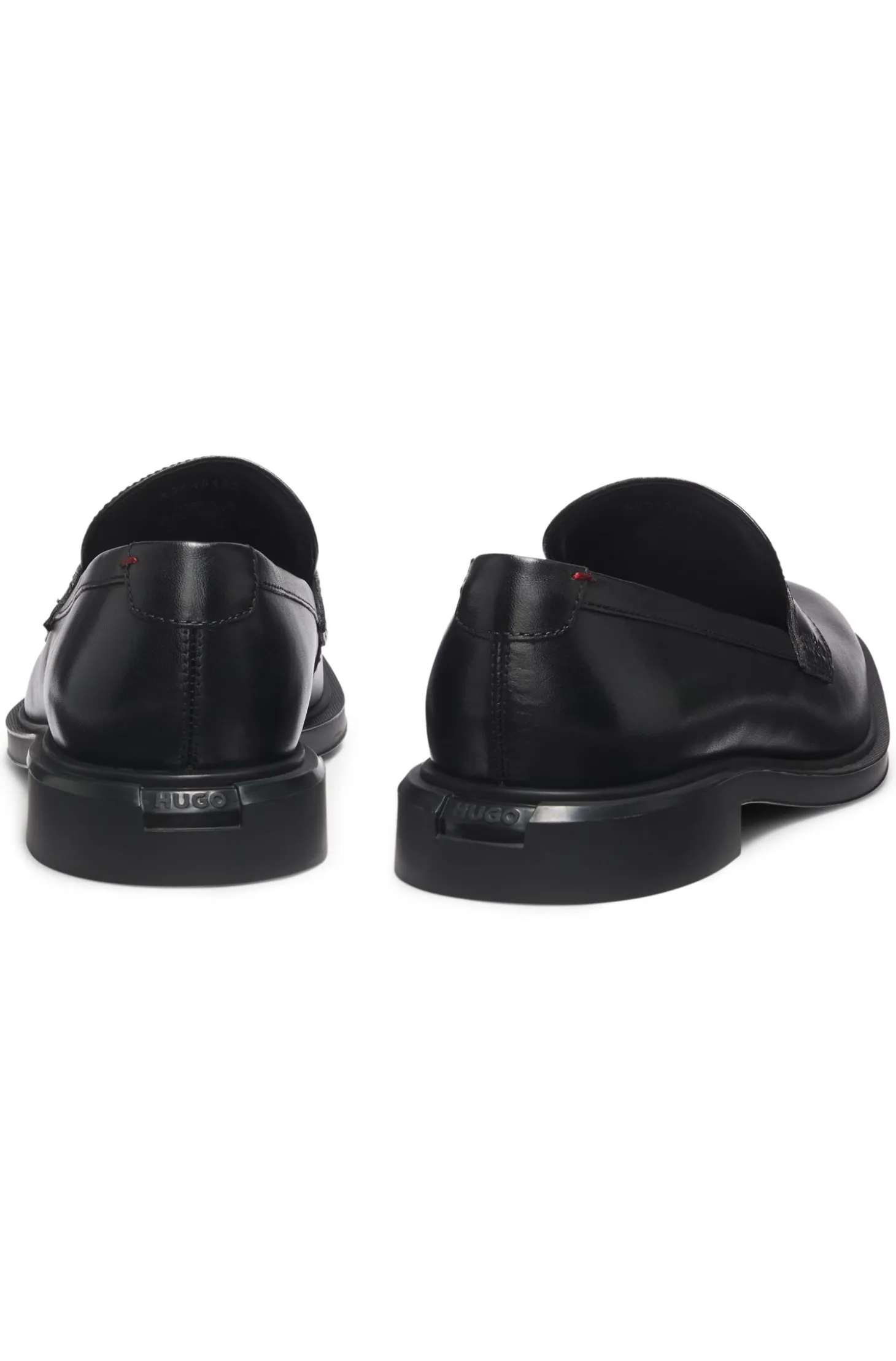 Loafer aus Leder mit Pennyloafer-Besatz