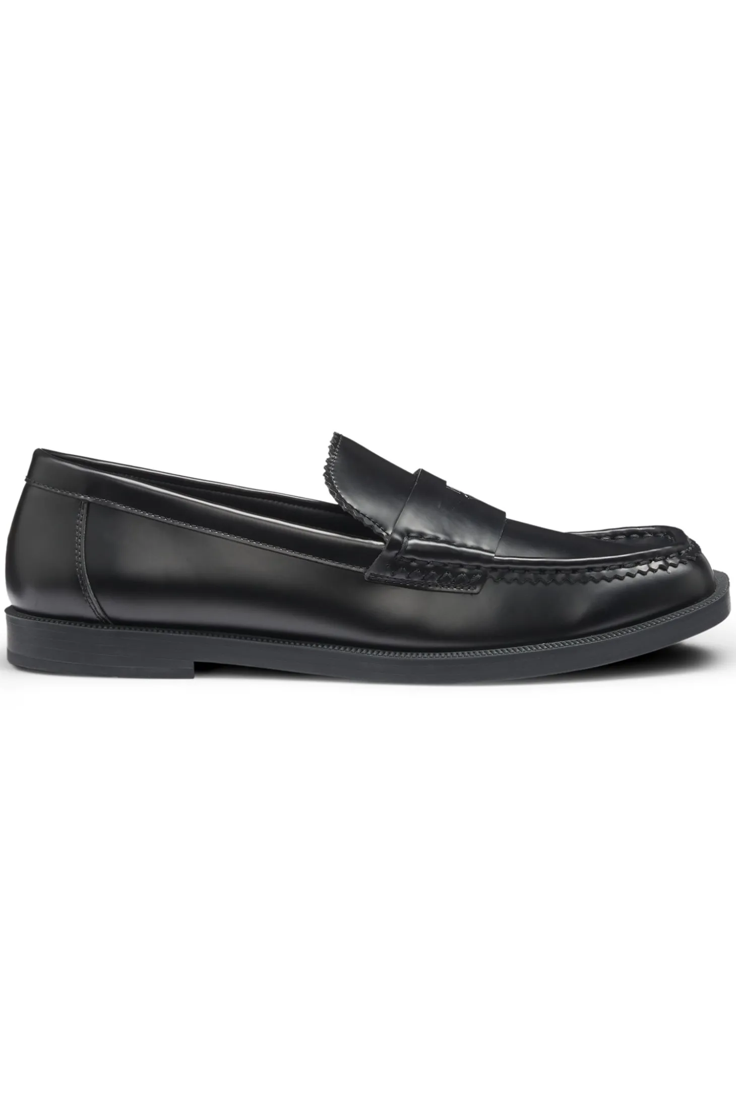 Loafers aus Kunstleder mit Stack-Logo