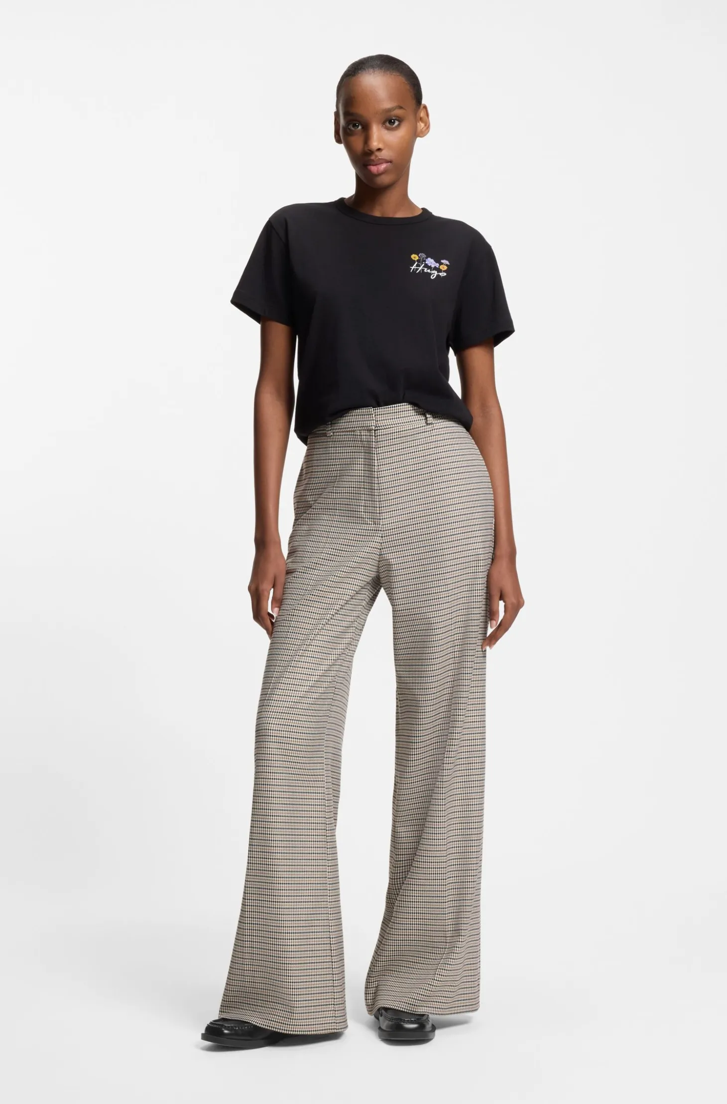 Loafers aus Kunstleder mit Stack-Logo