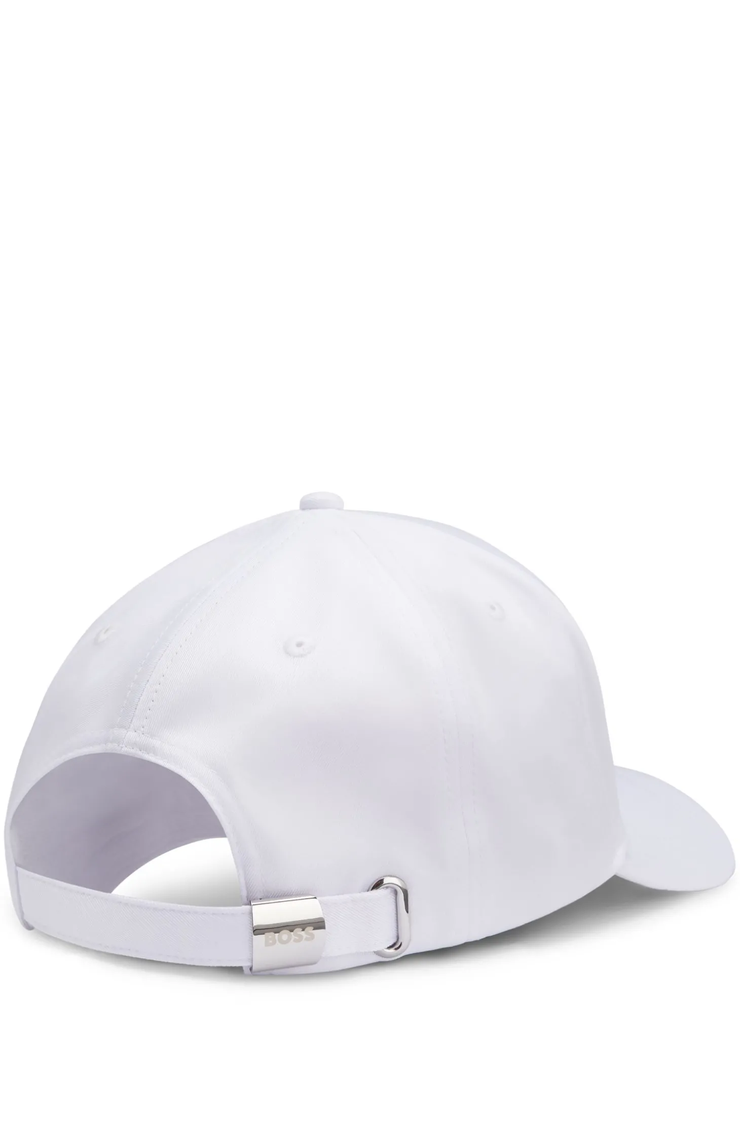 Logo-Cap aus glänzendem Twill mit Landesflaggen-Badge