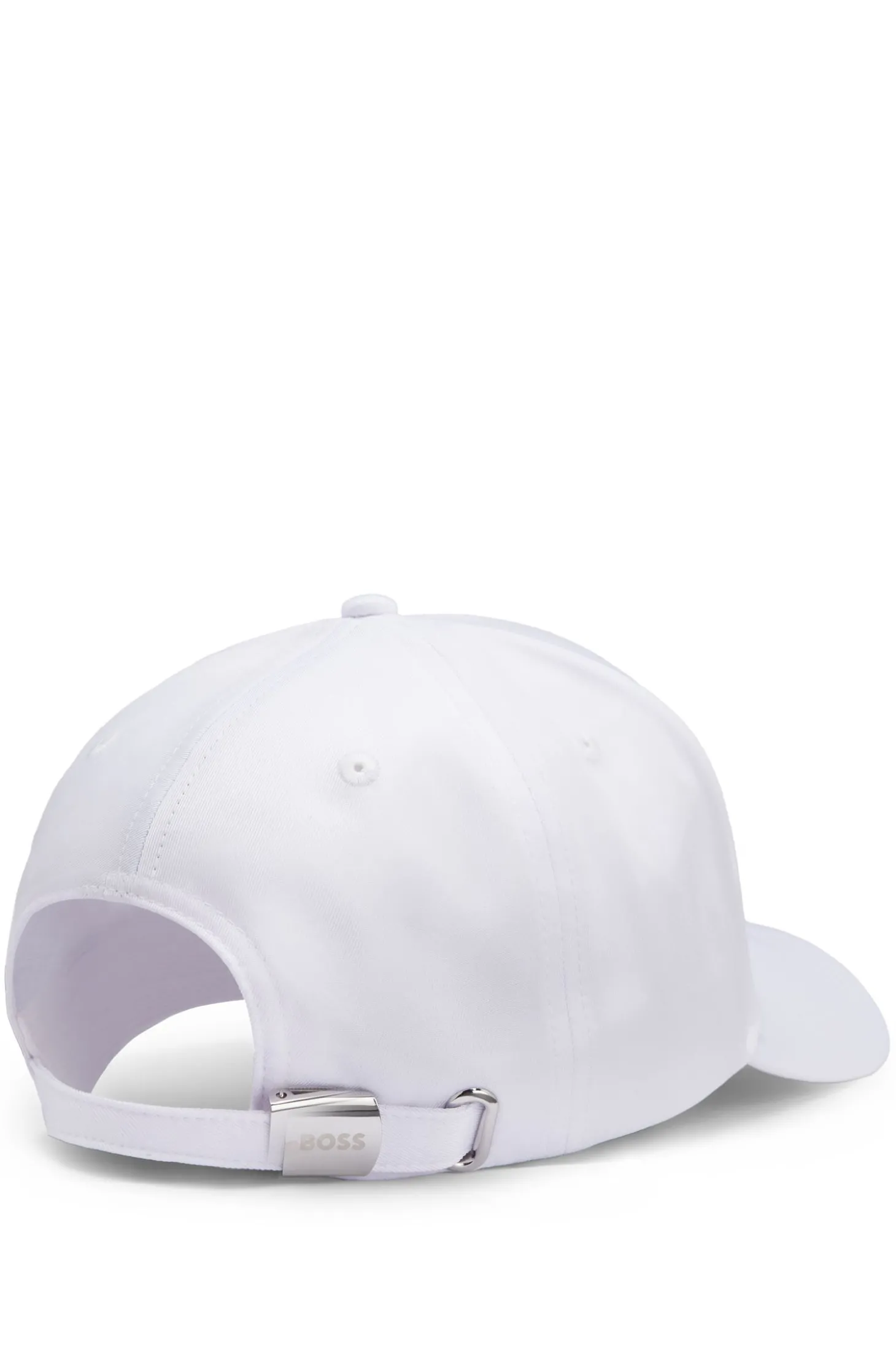 Logo-Cap aus glänzendem Twill mit Landesflaggen-Badge